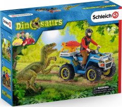 Schleich Ucieczka quadem przed welociraptorem SLH41466