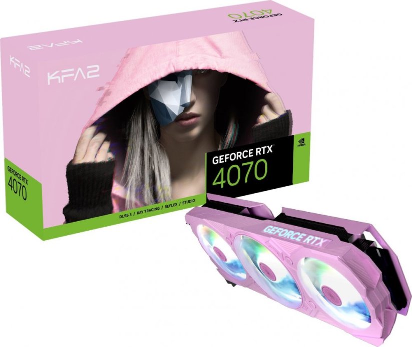 KFA2 KFA2 RTX4070 EX GAMER Pink 12GB GDDR6X HDMI 3xDP