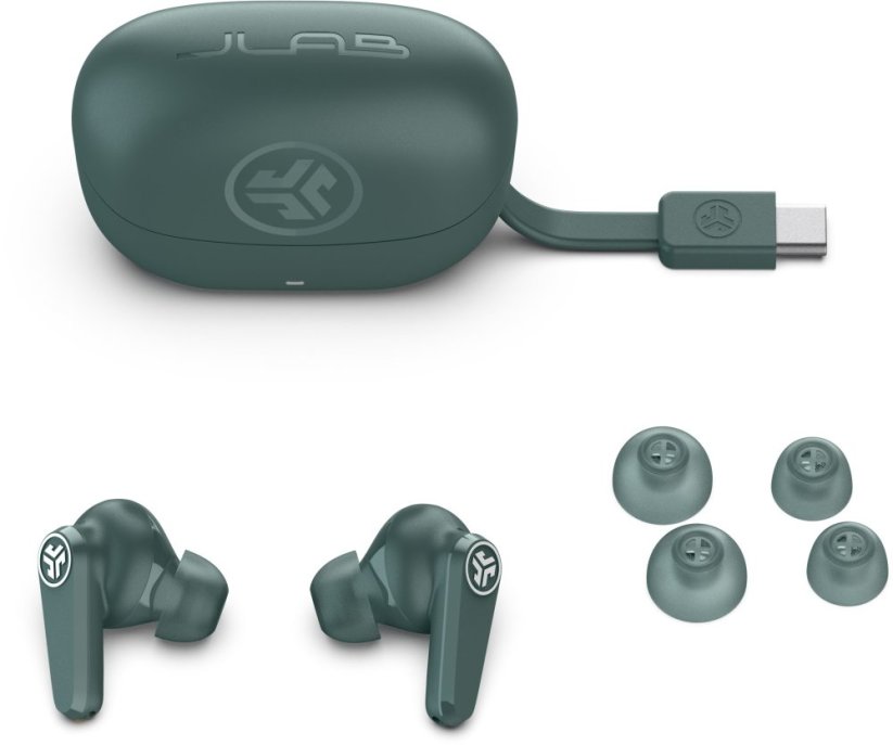 JLab Audio Go Pods ANC Zelený (IEUEBGOPODSRSGE124)
