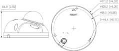 Dahua Technology WIFI IP KAMERA IPC-HDBW3541F-AS-0280B-S2 - 5 Mpx 2,8 mm DAHUA