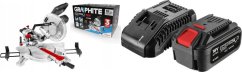 Graphite Ukośnica Graphite 58GE121 18 V 210 mm + akumulator 4 Ah z ładowarką 58GE132