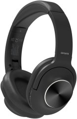 Aiwa Słuchawki nauszne AIWA HST-220BT BT/AUX/USB-C 20dB wbudowany mikrofon čierne