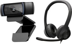 Logitech C920 HD Pro (960-001055) + H390  (981-000406)