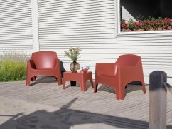Gardena Garden furniture set Set Ibiza Terrace kiegelu red color 8003723702215