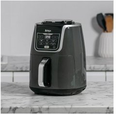 Ninja Karšto oro gruzdintuvė Ninja AF160, 1750 W, 5.2 L, pilkos spalvos