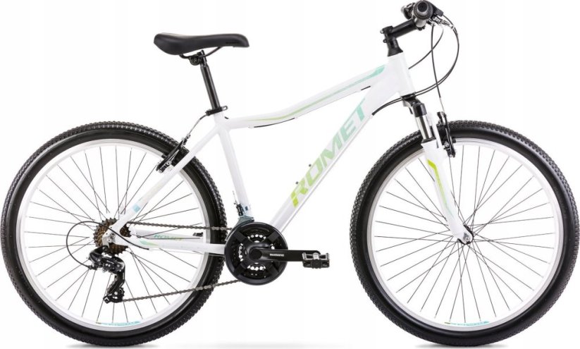 Romet Dviratis Romet Jolene 6.0 2024 white-blue-green-19" / L (Dydis: 19" / L)