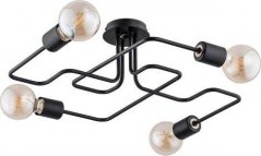 Alfa Lampa na strop Hook 4 Punktowa Čierna 24744