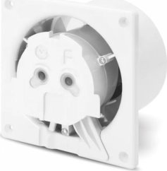 airRoxy ventilátor domowy ścienno-sufitowy dRim FI 125 HS BB senzor wilgoci (Łożysko kulkowe)