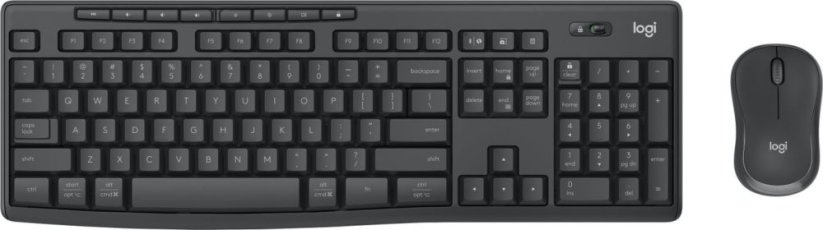 Logitech Logitech MK370 Combo for Business klawiatura Dołączona myszka RF Wireless + Bluetooth QWERTY Hiszpański Grafitový