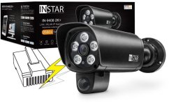 Vision INSTAR IN-9408 2K+ PoE Čierny (8043281)