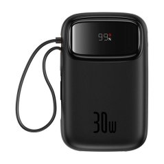 Baseus Powerbank Baseus QPow 2 10000mAh 30W 2xUSB-C (czarny)