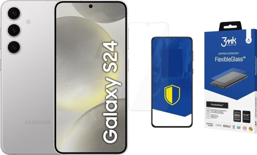Samsung Galaxy S24 5G 8/128GB Šedý  (SM-S921BZA) + FlexibleGlass