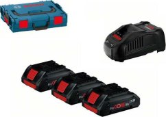 Bosch Akumurokovr 18V 3x4.0Ah Gba Procore+Nabíjačka Gal 1880CV+L-BOXX 102 (B0615990L1R)