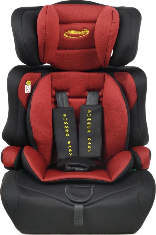 Summer Baby Fotelik Samochodowy SUMMER BABY Cosmo I-Size 76-150cm CZARNO-CZERWONY