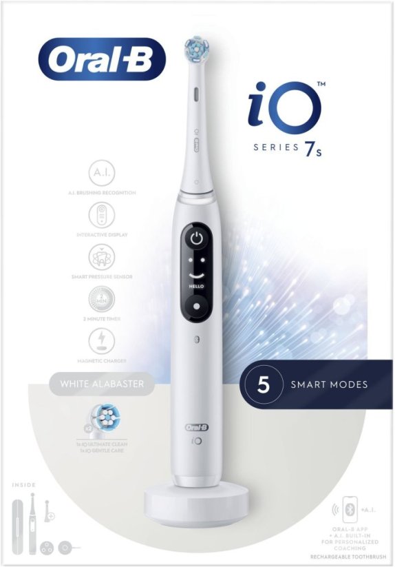 Braun Oral-B iO Series 7S toothbrush white
