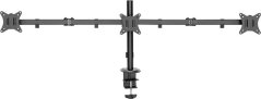 Spacetronik Uchwyt biurkowy na 3 monitory 17" - 27" (SPA-130)