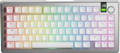 Glorious GMMK 3 Pro Wireless 75 % Custom Gaming-Tastatur - Pre-Built, ANSI (US), Fox Switches, silber