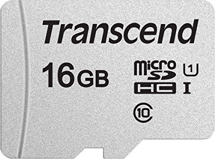 Transcend 300S MicroSDHC 16 GB Class 10 UHS-I/U1 V30 (TS16GUSD300S)