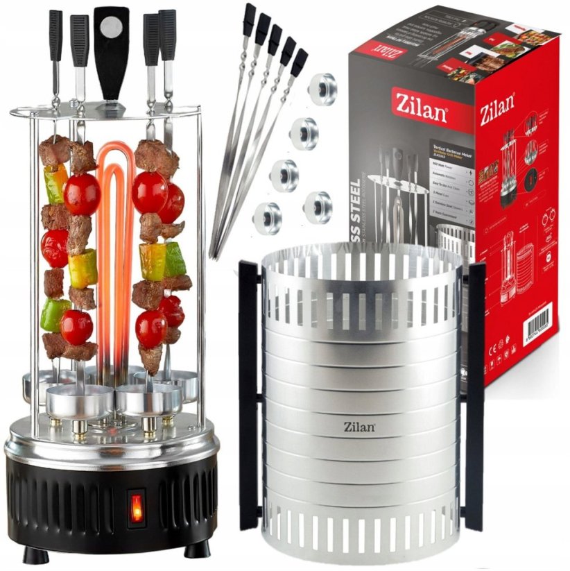 Zilan Zilan ZLN5565 Vertikalais barbekju grils 900W