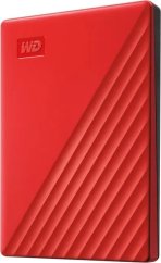 WD Išorinis kietasis diskas HDD Western Digital My Passport (2TB, USB 3.2) Raudona