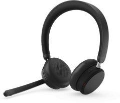 Lenovo 6550 Sada słuchawkowy Bezprzewodowy Opaska na głowę Biuro/centrum telefoniczne USB Type-C Bluetooth Čierny