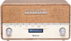 Denver Radio Denver DAB-36LW z drewnianą obudową light wood