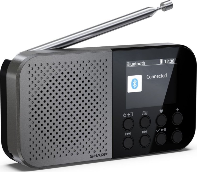 Sharp Sharp DR-P520 DAB+/BT/USB C/integrated Battery radio black