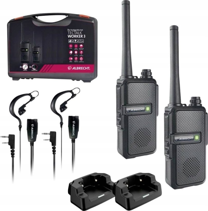 Albrecht Tectalk Worker 3 Case 2-Pack