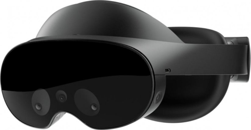 META Quest Pro Google VR čierne