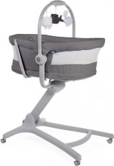 Chicco Postieľka Baby Hug Air 4w1 Dark Gray