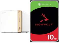 Qnap TS-462-4G + Seagate IronWolf 10TB (ST10000VN000)