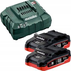 Metabo Basis-Set 2x 18V 5,5 Ah LiHD
