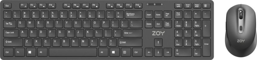 ZOY Klawiatura + mysz ZOY ZKM888 + Podstawka pod laptopa ZOY ZLS02 + Słuchawki ZOY ZHS40