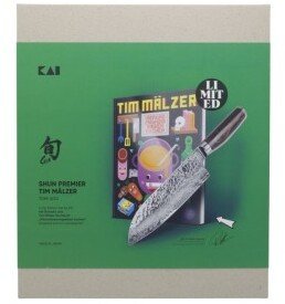 KAI Nôž kai Europe Shun Premier TDM-W23 Tim Mlzer Santoku + książka kucharska