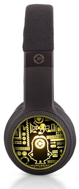 Lazerbuilt Headset Bluetooth Minions light-up (HMMN-BTLI-MINIONS)