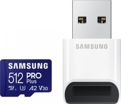 Samsung PRO Plus SDXC 512 GB U3 A2 V30 (MB-MD512SB/WW)
