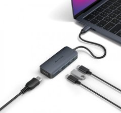 HyperDrive Koncentrator HyperDrive Next 4 Port USB-C Hub HDMI/4K60Hz/Mac/PC/chrómebook/ 100W PD/Pass-Through