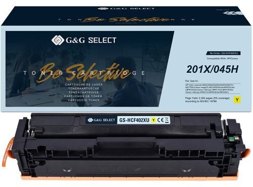 G&G Kaseta z tonerem GS-HCF402XU Náhradný Žltý 1 ks (21176)