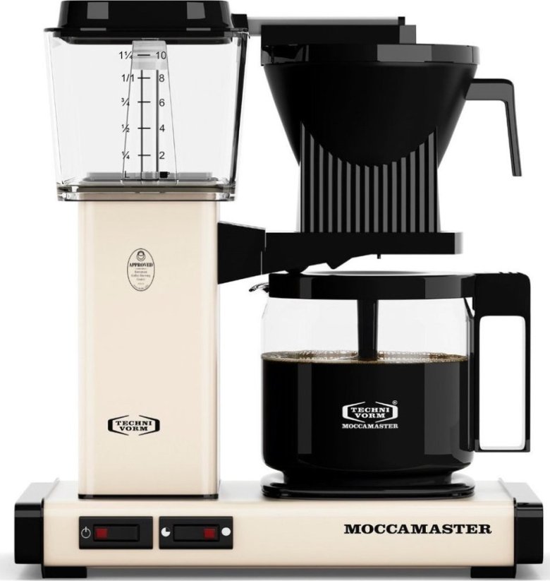 Moccamaster Filter coffee maker Moccamaster "Automatic Light Ivory"