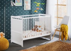 ASM Meble Postieľka TYMEK 120x60 Biely mat