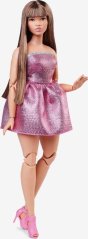 Mattel Signature Lalka Krągła/Różowa mini HRM16