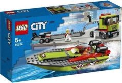 LEGO City transportér łodzi wyścigowej (60254)