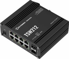 Teltonika Przełšcznik zarzšdzalny przemysłowy TSW212 2xSFP 8xGbE L2/L3