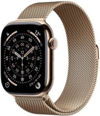Apple Watch 11 GPS + Cellular 46mm Gold Titanium Milanese Loop M/L