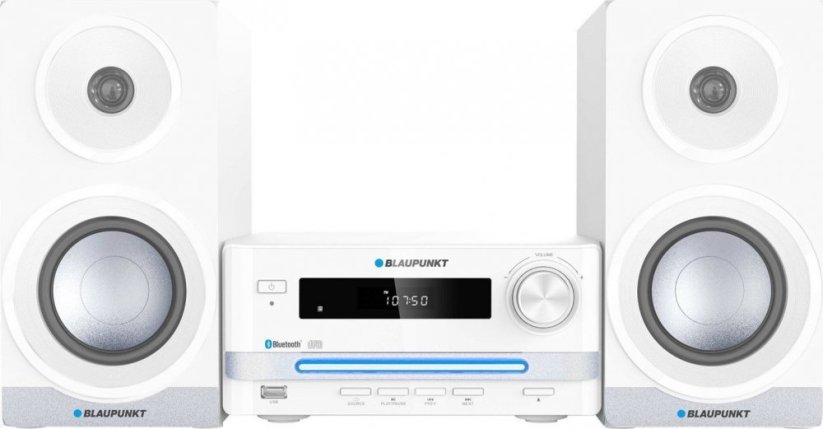 Blaupunkt Wieża Blaupunkt MS16BT EDITION Bluetooth USB Biela