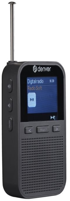 Denver DAH-126, Personal, Analog & digital, DAB+, FM, 87.5 - 108 MHz, 174.9 - 239.2 MHz, Auto scan, Auto tuning (111111300010)
