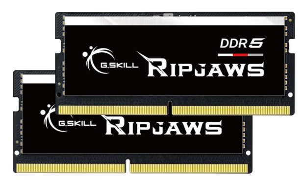G.Skill Ripjaws, SODIMM, DDR5, 32 GB, 4800 MHz, CL40 (F5-4800S4039A16GX2-RS)