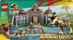 LEGO Jurský svet - Návštevnícke centrum: Útok T. rexa a dravca (76961)