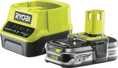 Ryobi Sada startowy Nabíjačka + akumulátor RYOBI RC18120-125 - RC18120-125