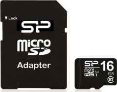 Silicon Power MicroSDHC 16 GB Class 10 (SP016GBSTH010V10SP)